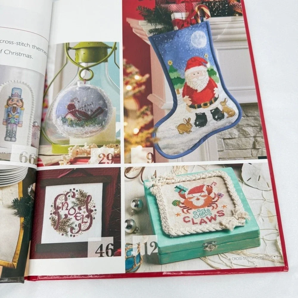 A Cross-Stitch Christmas Warmest Wishes Patterns Holiday Craft Book Craftaways